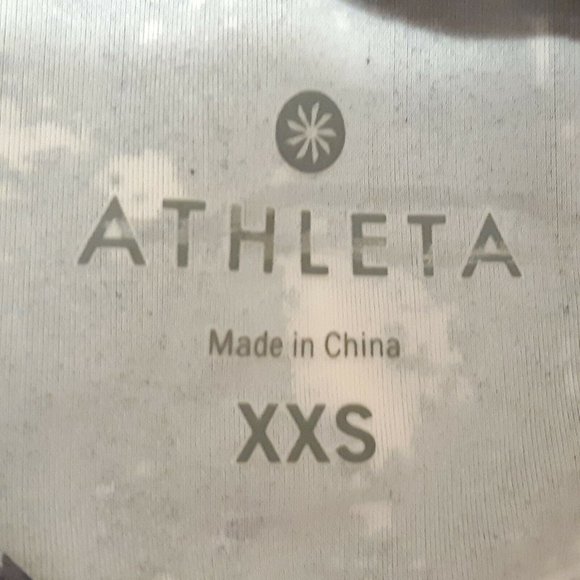 Athleta Swim Dress Womens XXS Black Zumma Paint Splatter Adjustable - Picture 10 of 12